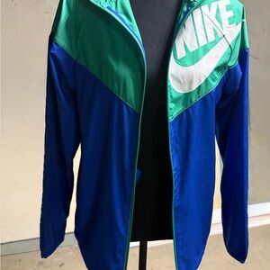 Nike Green and Blue Loose Fit Jacket